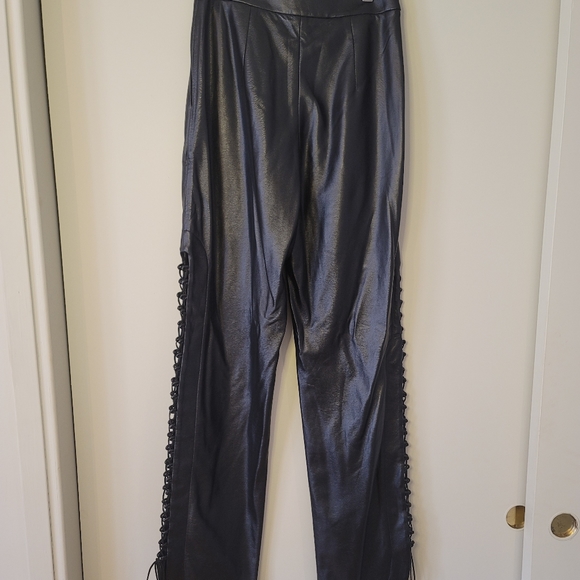Materiel Tbilisi Lace Up Leather Pants - Picture 9 of 11